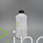 1 Litre Square Bottle with Tamper Evident Cap 39/410 - Image 4