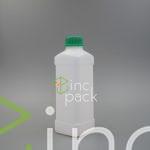 1 Litre Square Bottle with Tamper Evident Cap 39/410 - Image 3