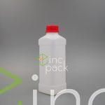 1 Litre Square Bottle with Tamper Evident Cap 39/410 - Image 2