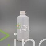 1 Litre Square Bottle with Tamper Evident Cap 39/410