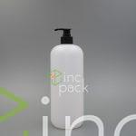 1 Litre Boston Bottle with Dispenser Pump 28/410 & 33/410