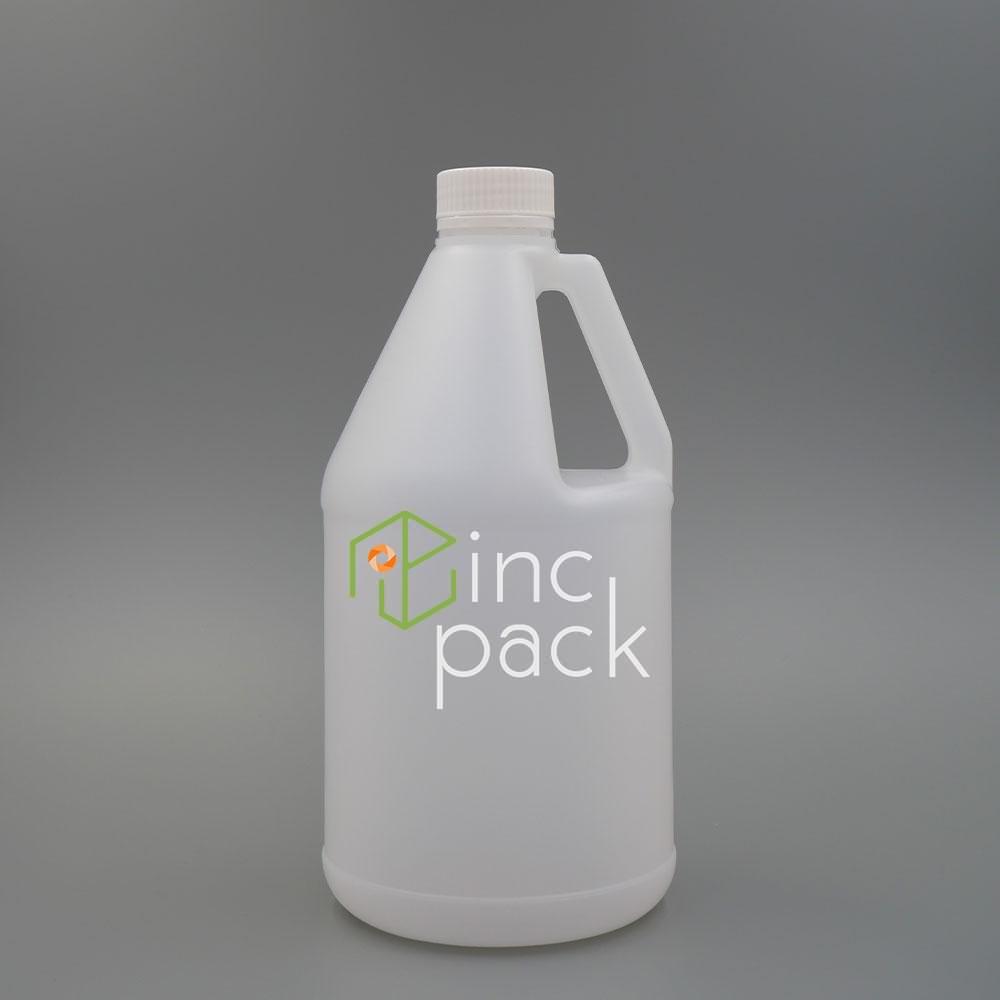2LS738410ANC-TPWT-PG.jpg 2 Litre Round Bottle w/Handle with Tamper Evident Cap or Dispenser Pump 38/410 - Image 1