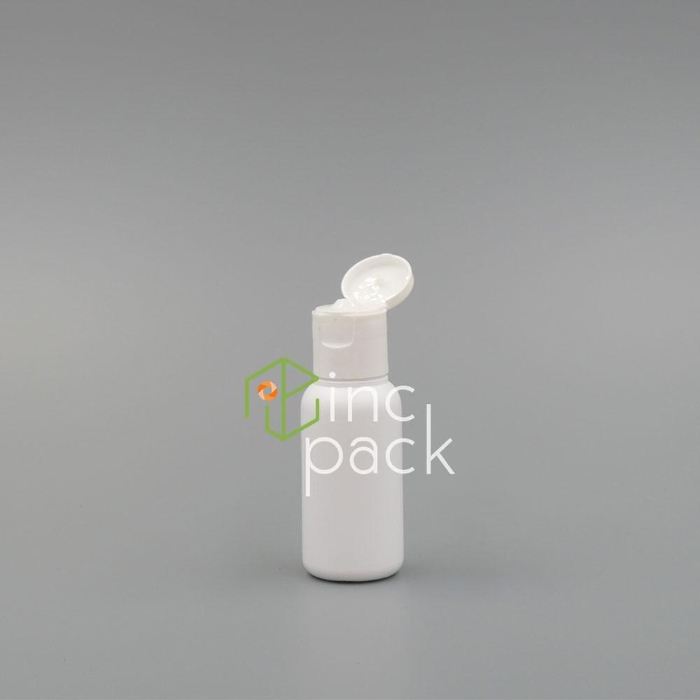 CH3020415AWT-FTWT.jpg 30ml Boston Bottle with Flip Top Cap 20/410 - Image 1