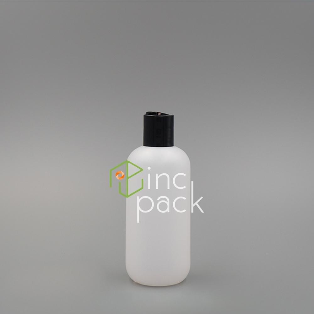 HC00324410ANC-DTBK-QQ.jpg 238ml Boston Bottle with Disc Top Cap 24/410 - Image 1