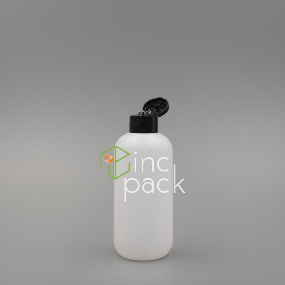 HC00324410ANC-FTBK-QQ.jpg 238ml Boston Bottle with Flip Top Cap 24/410 - Image 1