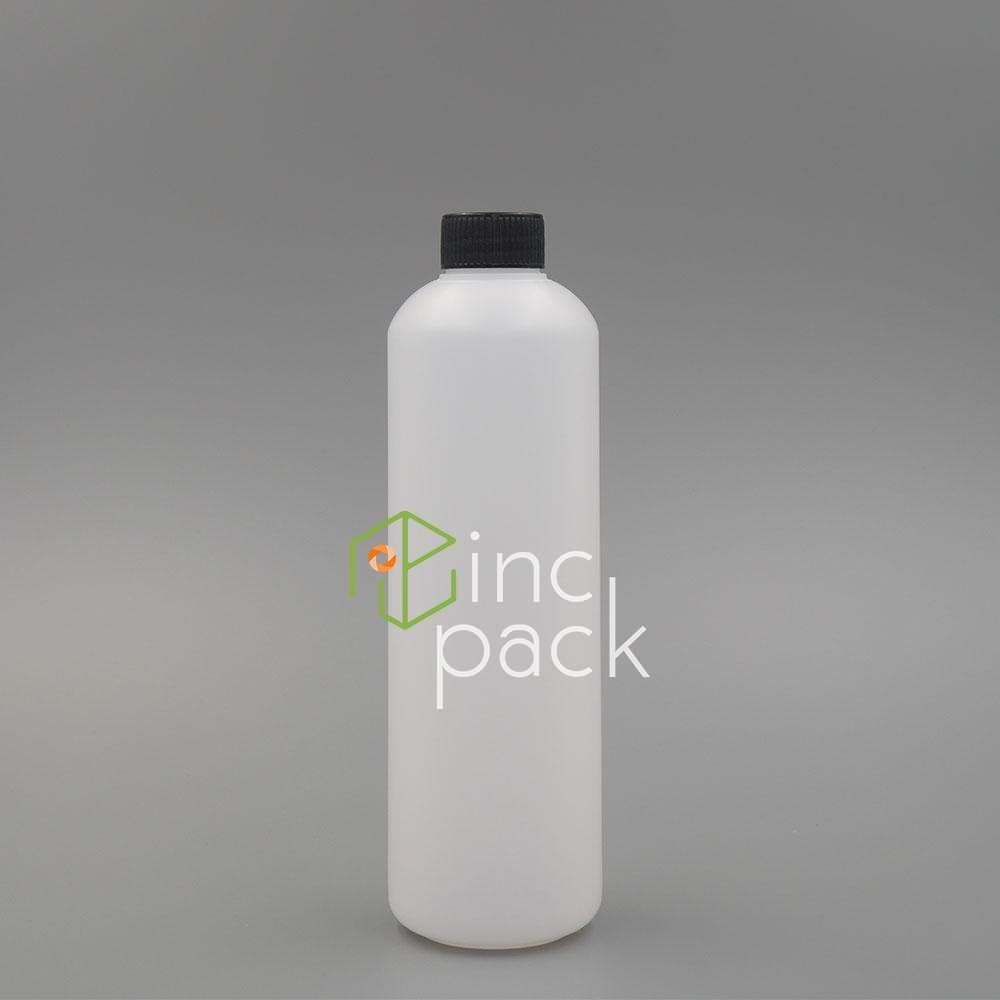 HC00528410ANC-SCBKWE.jpg 500ml Boston Bottle with Screw Cap 28/410 - Image 1