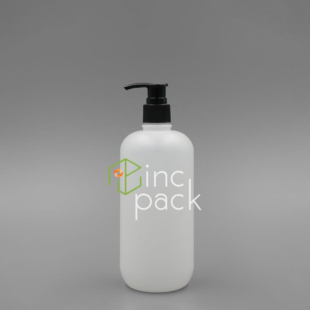 HC00624410ANC-DPBK-QQ.jpg 500ml Boston-Squat Bottle with Dispenser Pump 24/410 - Image 1