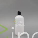500ml Boston-Squat Bottle with Disc Top Cap 24/410