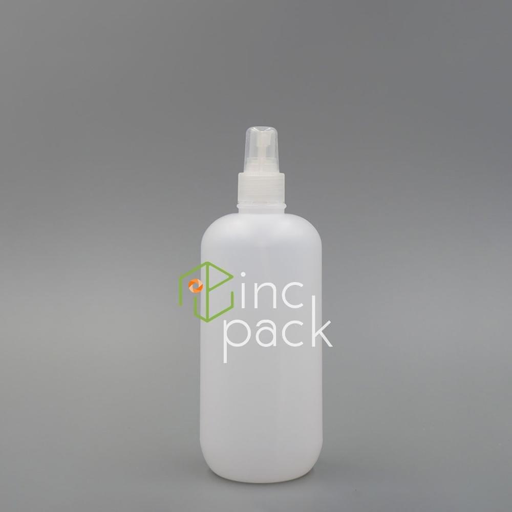 HC00624410ANC-SPNC-QQ.jpg 500ml Boston-Squat Bottle with Spray Pump 24/410 - Image 1