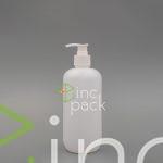 500ml Boston-Squat Bottle with Dispenser Pump 28/410 - Image 2