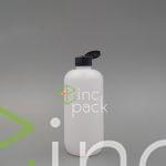 500ml Boston-Squat Bottle with Flip Top Cap 28/410