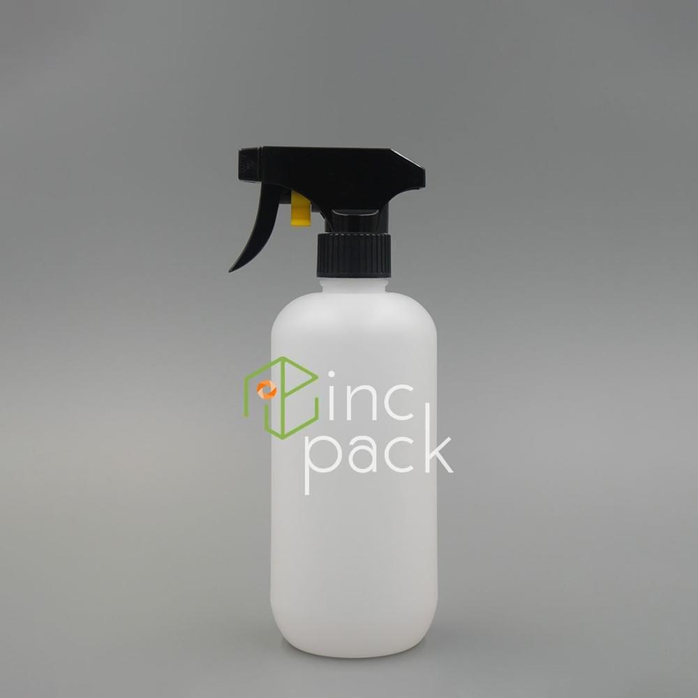 HC00628410ANC-TSG2BK-QQ.jpg 500ml Boston-Squat Bottle with Trigger Sprayer 28/410 - Image 1