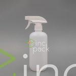 500ml Boston-Squat Bottle with Trigger Sprayer 28/410 - Image 4