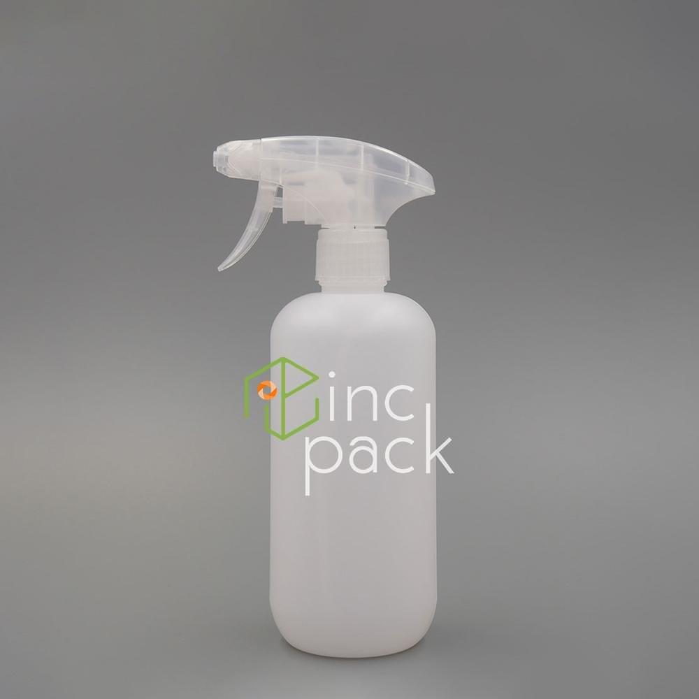 HC00628410ANC-TSG8NC-QQ.jpg 500ml Boston-Squat Bottle with Trigger Sprayer & Foamer 28/410 - Image 1