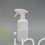 500ml Boston-Squat Bottle with Trigger Sprayer & Foamer 28/410 - Image 3
