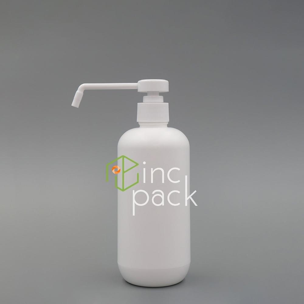 HC00628410AWT-DPSWT-QQ.jpg 500ml Boston-Squat Bottle with Dispenser Pump Spray 28/410 - Image 1