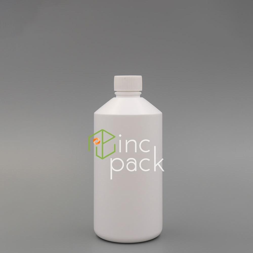 HC00728410AWT-SCWTWE-QQ.jpg 500ml Tapered Shoulder Bottle with Screw Cap 28/410 - Image 1
