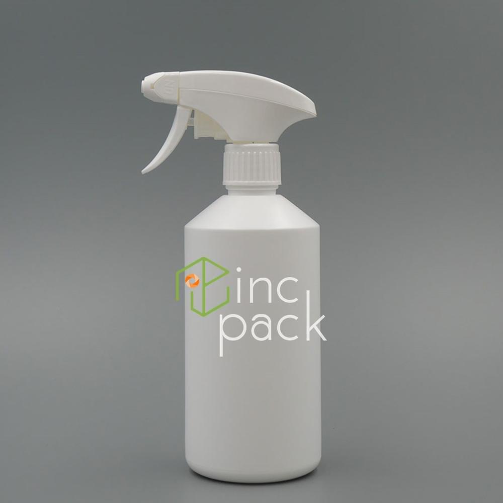HC00728410AWT-TSG8WT-QQ.jpg 500ml Tapered Shoulder Bottle with Trigger Sprayer & Foamer 28/410 - Image 1