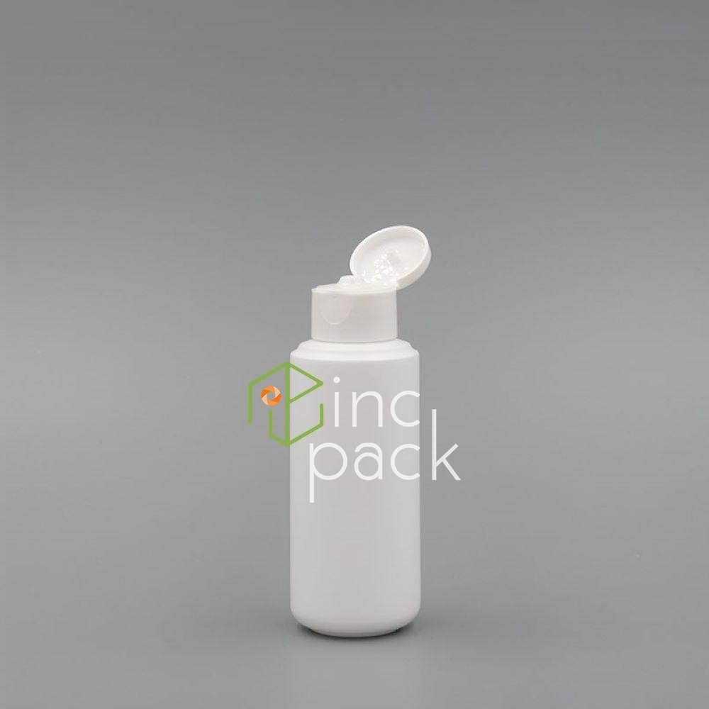 HC01224410AWT-FTWT-QQ.jpg 120ml Classic Bottle with Flip Top Cap 24/410 - Image 1