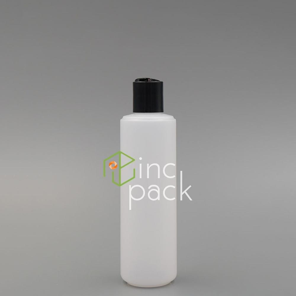 HC01324410ANC-DTBK-QQ.jpg 240ml Classic Bottle with Disc Top Cap 24/410 - Image 1