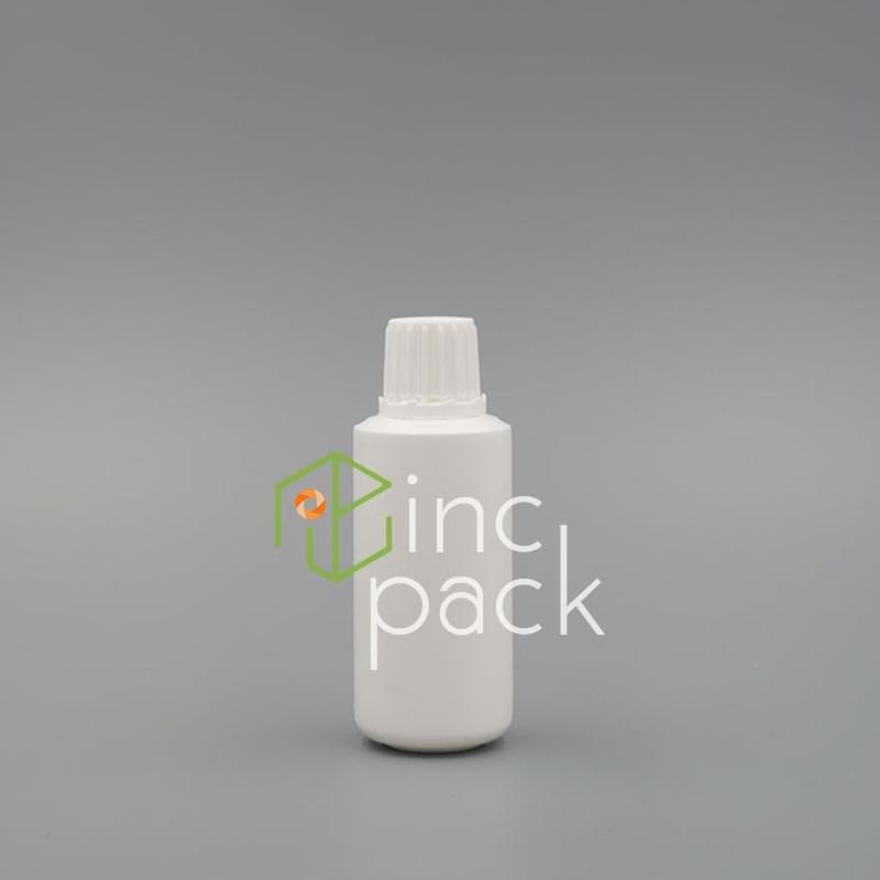 HC13524000AWT-TPWT-PG-QQ.jpg 135ml Classic Bottle with Reducer Plug & Tamper Evident Cap - Image 1