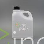 2 Litre Flat Bottle w/Arc Handle  with Tamper Evident Cap or Dispenser Pump 38/410 - Image 4