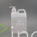 2 Litre Flat Bottle w/Handle with Tamper Evident Cap or Dispenser Pump 38/410 - Image 2