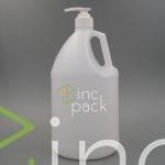 3.8 Litre Round Bottle w/Handle with Tamper Evident Cap or Dispenser Pump 38/410 - Image 2