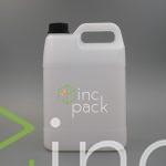 4 Litre Flat Bottle w/Handle with Tamper Evident Cap 39/410 - Image 2