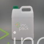 4 Litre Flat Bottle w/Handle with Tamper Evident Cap 39/410 - Image 3