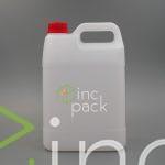 4 Litre Flat Bottle w/Handle with Tamper Evident Cap 39/410 - Image 4