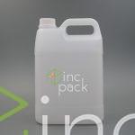 4 Litre Flat Bottle w/Handle with Tamper Evident Cap 39/410