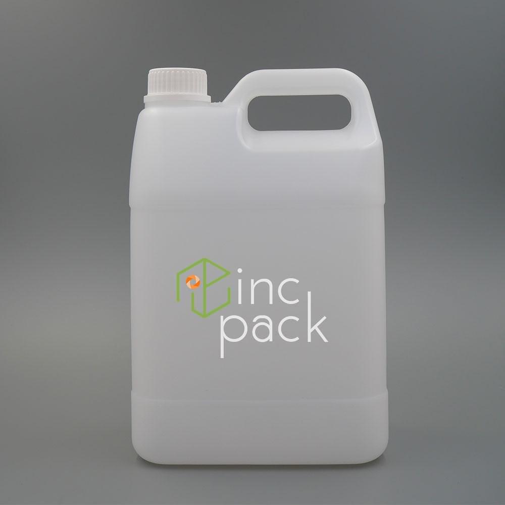 KC400039410ANC-TPWT-PG.jpg 4 Litre Flat Bottle w/Handle with Tamper Evident Cap 39/410 - Image 1