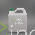 4 Litre Flat Broad Bottle w/Handle with Tamper Evident Cap or Dispenser Pump 38/410 - Image 4