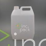 5 Litre Tapered Bottle w/Handle with Tamper Evident Cap 39/410A - Image 4