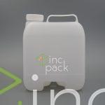 5 Litre Stackable Bottle w/Handle with Tamper Evident Cap 50/400 - Image 2