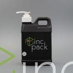 1 Litre Flat Bottle w/Handle with Tamper Evident Cap or Dispenser Pump 38/410