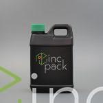 1 Litre Flat Bottle w/Handle with Tamper Evident Cap or Dispenser Pump 38/410 - Image 3