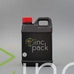 1 Litre Flat Bottle w/Handle with Tamper Evident Cap or Dispenser Pump 38/410 - Image 4