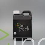 1 Litre Flat Bottle w/Handle with Tamper Evident Cap or Dispenser Pump 38/410 - Image 5