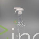 500ml Flat Window Cleaner Bottle Trigger Sprayer 28/410 - Image 4