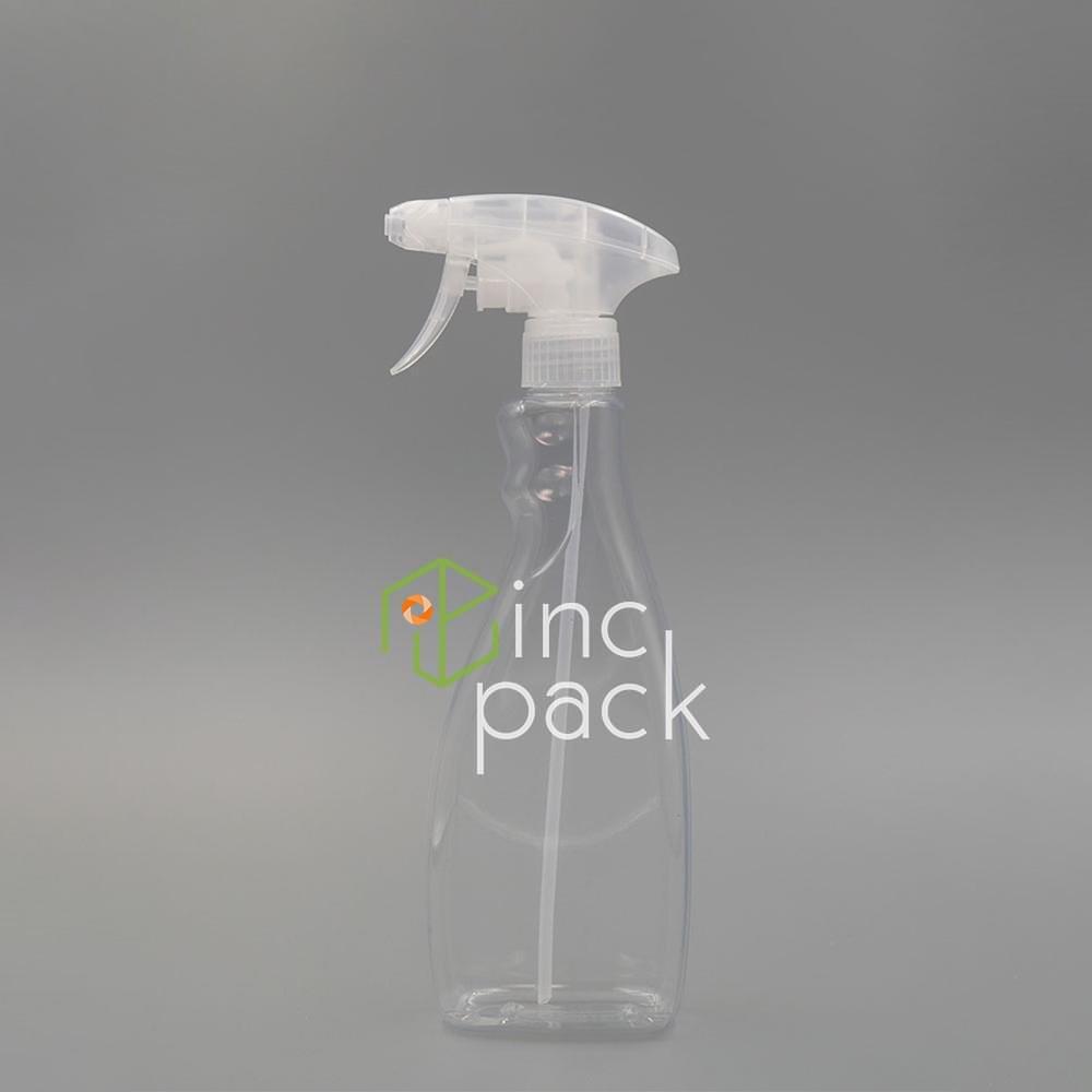 500ml Flat Window Cleaner Bottle with Trigger Sprayer & Foamer 28/410