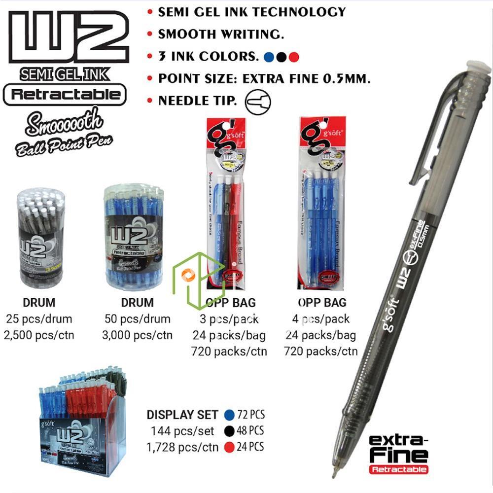 Web-BP-GS-W20.5.jpeg G'SOFT Retractable Ball Pen/ Semi Gel Ink - Image 1