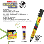 G'SOFT Permanent Marker - REFILLABLE