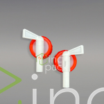 38/410A SPIGOT Cap Ribbed, Red/Natural - Image 2