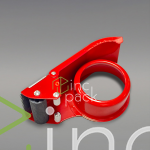 TAPE CUTTER DISPENSER, Red, 48/90