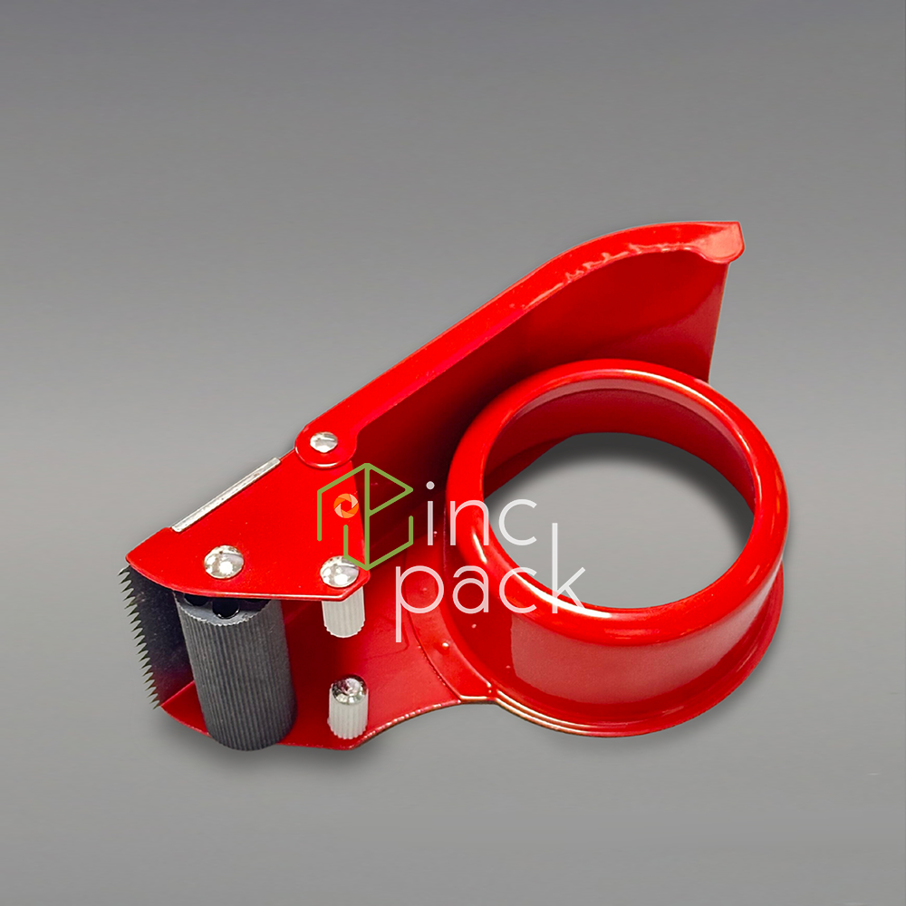 Web-Tape-Cutter-Dispenser-Flat.png TAPE CUTTER DISPENSER, Red, 48/90 - Image 1